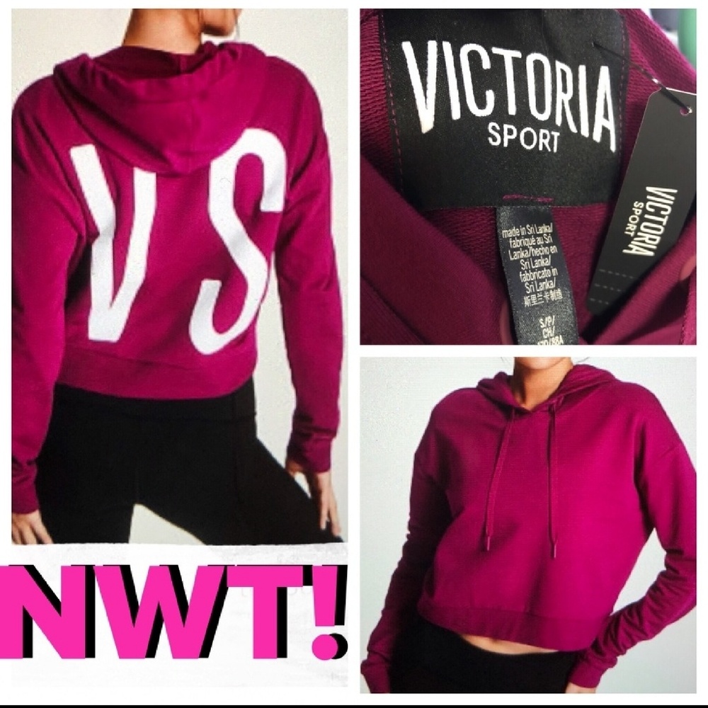 Cropped sweater pink